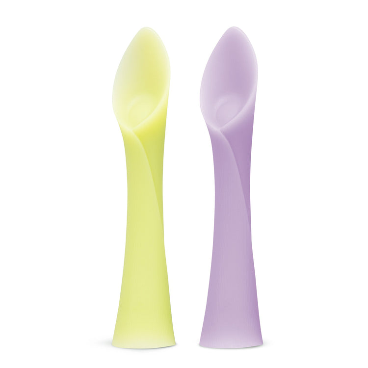 Silicone Infant Spoons for Baby-Led Weaning (2-Pack)