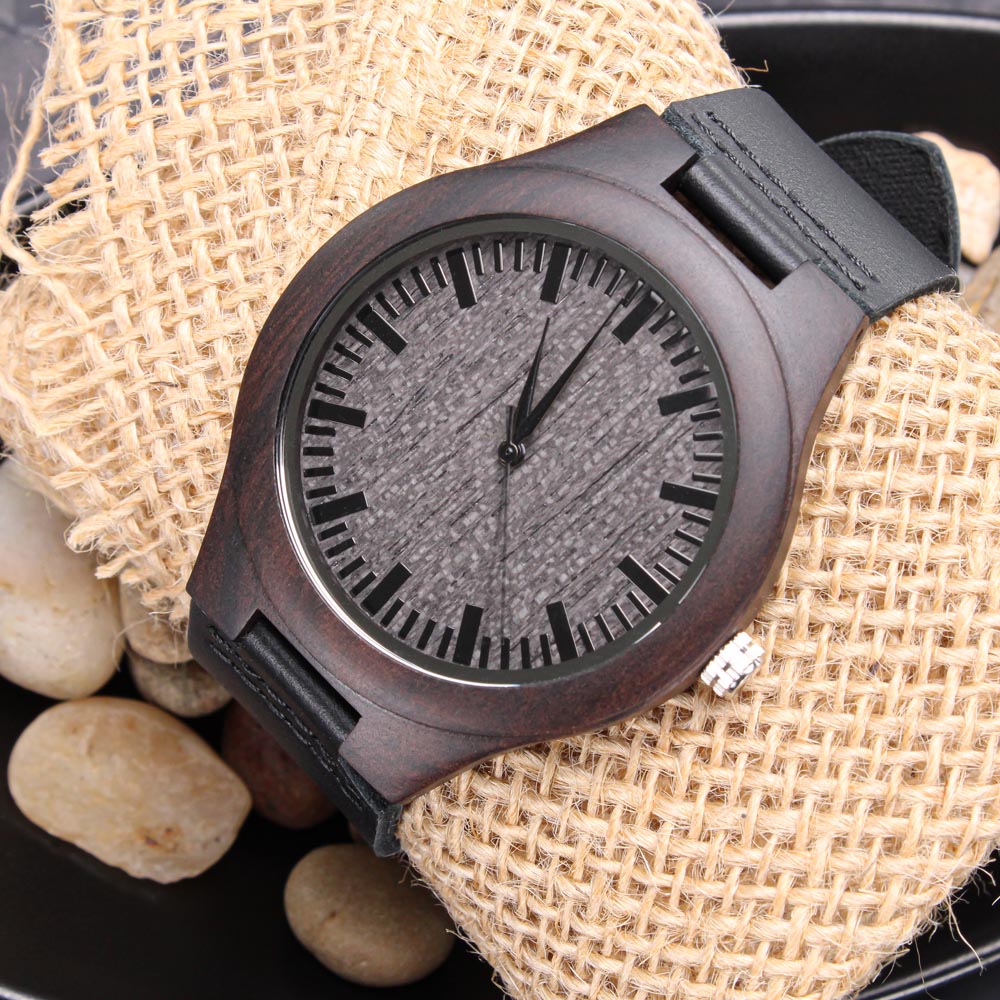 Gift For New Dad Expecting Dad From The Bump Unborn Baby - I Love You Already Engraved Watch Fathers Day Birthday Gift Engraved Wooden Watch