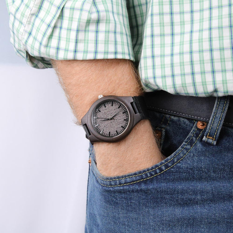 Gift For New Dad Expecting Dad From The Bump Unborn Baby - I Love You Already Engraved Watch Fathers Day Birthday Gift Engraved Wooden Watch